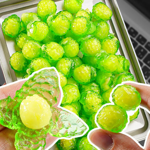 【满满VC❗清润剥皮软糖】甄选品质原料制作，优选添加新鲜苹果汁45%，保留原汁原味的天然，剥皮软糖清新口气酸砂青柠味，3D剥皮糖办公室休闲零食L 商品图2