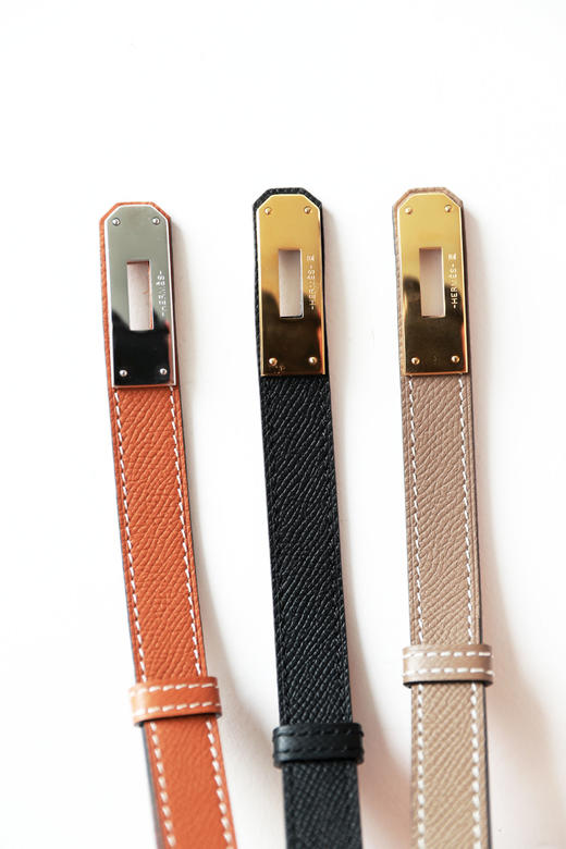 黑色+土黄+大象灰一起，是小牛皮腰带。显瘦也更温柔气质C042968 商品图2