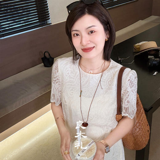 【现货】良木礼夏季蕾丝套装（550201-02） 商品图0