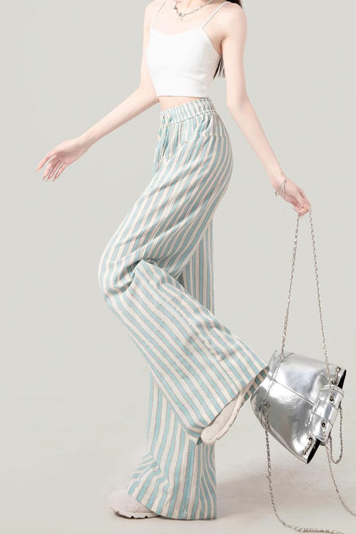 裁缝学苑AS486休闲阔腿裤纸样女装新款高腰宽松直筒阔腿裤子样板 商品图6