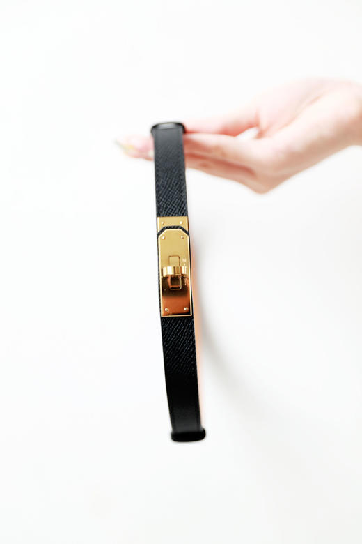 黑色+土黄+大象灰一起，是小牛皮腰带。显瘦也更温柔气质C042968 商品图4