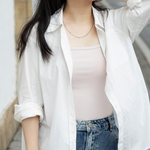 内茵带胸垫方领背心|双C线显瘦显腰细，单穿内搭都好看 商品图2
