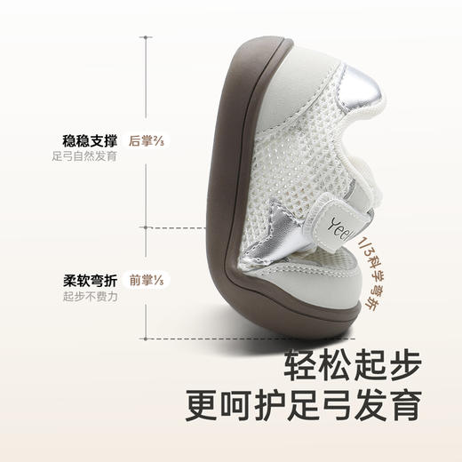 英氏儿童鞋夏季女宝软底防滑男童学步鞋透气儿童鞋子婴儿学步鞋 商品图2