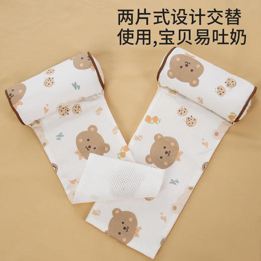【重力交叉定型枕，可调节，可拆洗】云片枕头婴儿定型枕 幼儿宝宝枕头 纠正防偏头 荞麦壳新生儿侧睡枕-QQ 商品图3