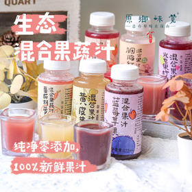 生态混合果蔬汁/果汁【基地直发-顺丰包邮】|8种口味235ml*6瓶，来自广东珠海，生产者：广东瓢虫【合作生产，公平贸易】