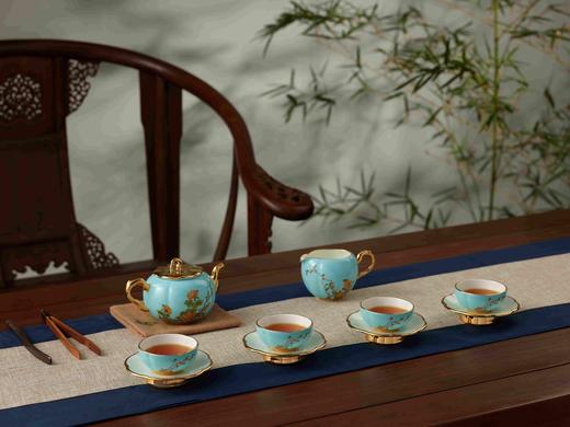 【6F】国瓷永丰源 西湖蓝12头茶具 商品图4