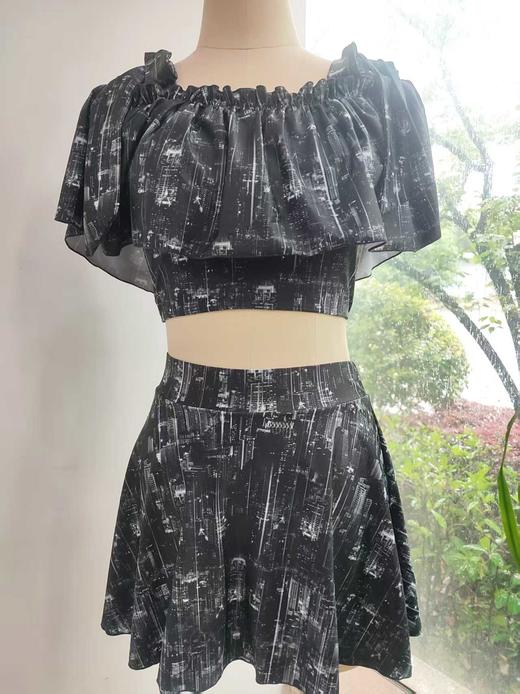 T074可爱蝴蝶结分体泳衣、裙套装泳衣时尚 商品图2