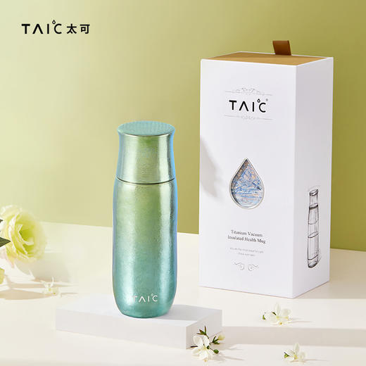 TAIC/太可 焖茶杯 纯钛保温杯女焖茶杯花茶果茶轻奢高档茶水分离杯子 商品图3