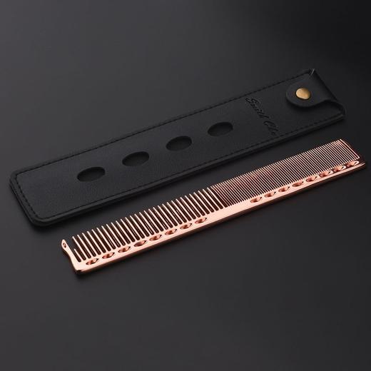 太空铝梳子发型师剪发梳超薄男士理发梳子美长发平双头女 商品图4