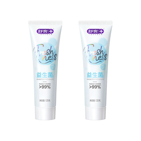 舒客 悠净清新益生菌牙膏(海风沁薄) 120克*2支