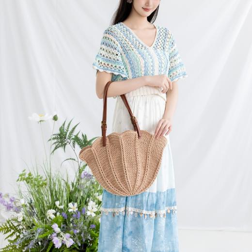 苏苏姐家蔓香贝壳包手工diy编织钩针单肩包毛线团自制材料包 商品图1