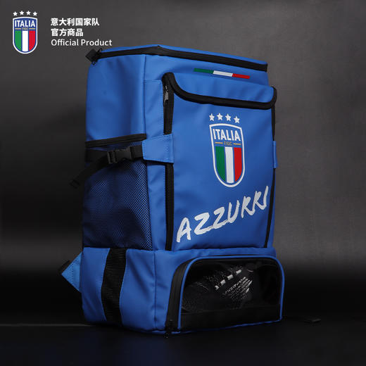 【官方正版】意大利国家队 | 蓝色运动休闲背包大容量多功能双肩包 商品图1