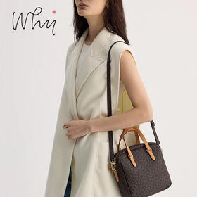 Why经典便当包女士单肩包设计饭盒包修复品WB9008S