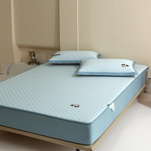 轻奢绣花凉感床笠款凉席 全包裹懒人必备冰凉席 商品图4