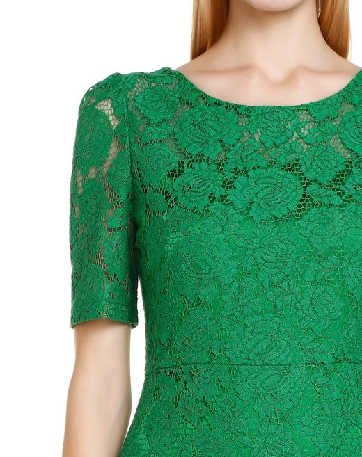 50365520596004138  歌中歌Song of Song 简约蕾丝短袖连衣裙 商品图3