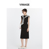 VIMAGE纬漫纪夏季新款时尚通勤无袖收腰显瘦连衣裙V2107728 商品缩略图6