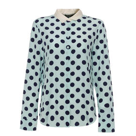 AAHF1012902  玛丝菲尔Marisfrolg 玛丝菲尔/Marisfrolg 波点印花休闲长袖衬衫