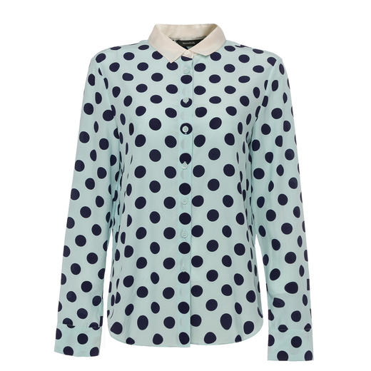 AAHF1012902  玛丝菲尔Marisfrolg 玛丝菲尔/Marisfrolg 波点印花休闲长袖衬衫 商品图0