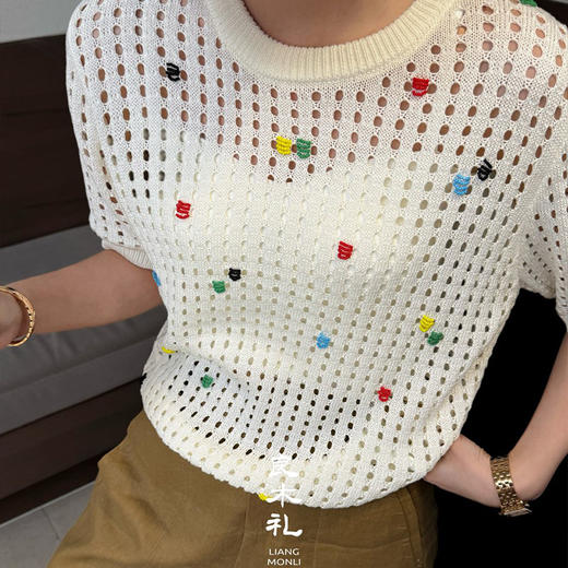 【预售7天】良木礼镂空上衣（63719） 商品图2