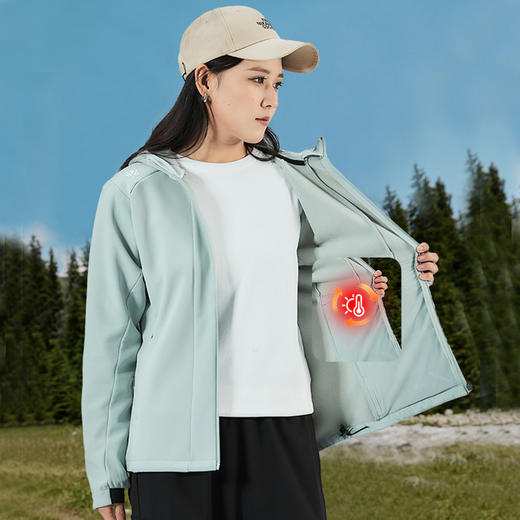 Tutwo|女式连帽软壳外套 TTAEM921560 商品图3