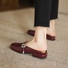 手工女鞋包头半拖鞋夏季外穿2025新款平底一字带穆勒拖2.5CM 商品缩略图2