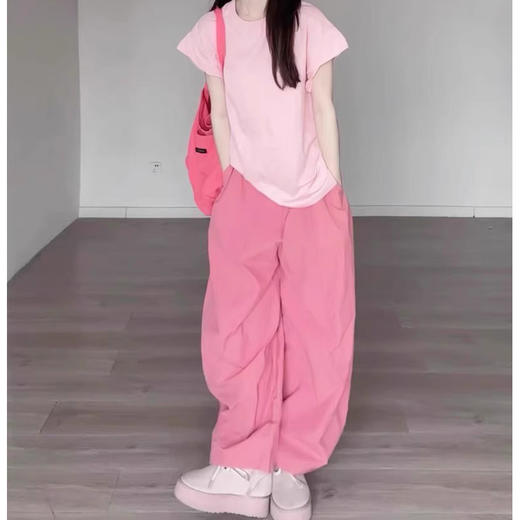 裁缝学苑AS474运动连肩无袖T恤纸样女装设计感阔腿长裤套装打版裁剪样板 商品图4