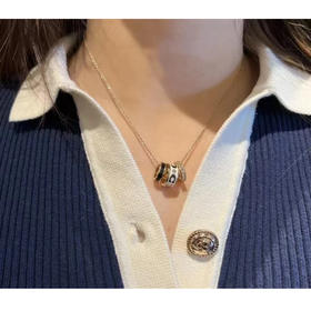 正品保真，公司订单，美国代购Coach/蔻驰奥莱新款女士三环项链吊坠锁骨链饰品首饰 两个款  三环设计  夏天必备款   一折的官网价格发售      材质合金 长度40-45cm