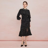 QF865斯尔丽2025夏季新款法式优雅浪漫个性袖设计感收腰收褶显瘦连衣裙 商品缩略图3