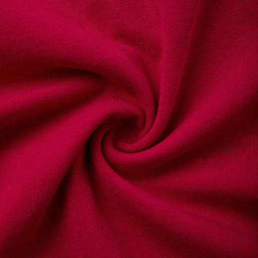 ROMI STUDIO复古红舒适棉圆领短袖T恤 / 弹力罗纹修身 RWCSSH2383 商品图4