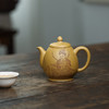 【青山特惠】宜兴原矿 全手工黄金段泥 禅心紫砂壶 .250cc 方勤平【国工】.【鲁号】刻绘 商品缩略图0