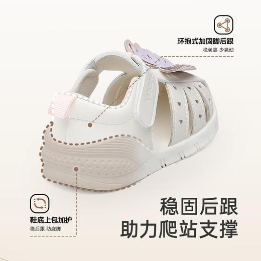 英氏童鞋儿童运动凉鞋夏季男童户外休闲鞋宝宝软底鞋子女童学步鞋 商品图3
