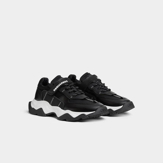 DSQUARED2 男士字母徽标休闲运动鞋 黑色 SNM0415 24903914 M063 商品图1