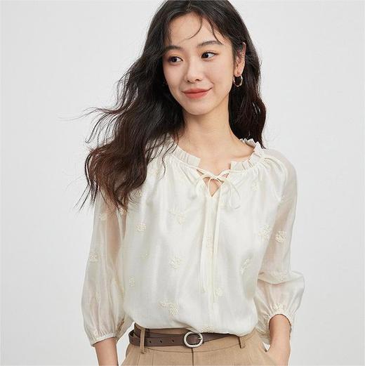 品牌直发【樱西玛 亚麻重工刺绣套装】随性慵懒好显品味 夏日必备 透气轻盈不压身 不挑人 好穿好搭配 商品图8