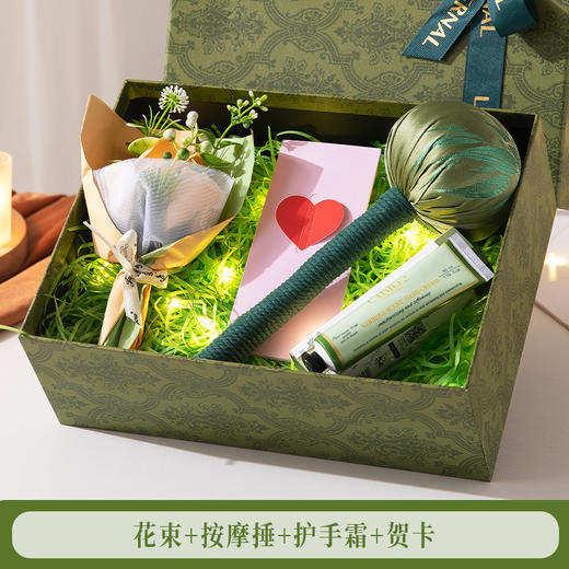 【复古森系限定礼盒】母亲节礼物送妈妈实用古法养生按摩捶礼盒公司团购伴手礼生日礼品。ry 商品图7
