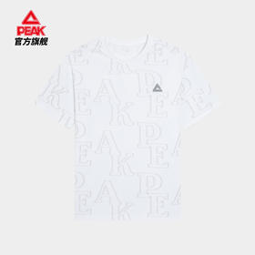 匹克2025年新款时尚系列男款圆领短袖T恤F6252701