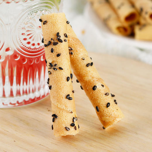 【9.9抢48支❗老上海芝麻蛋卷】舌尖上的美味，传统工艺匠心制作，老上海风味，老上海芝麻鸡蛋卷手工香酥脆饼干传统糕点早餐下午茶零食L 商品图3