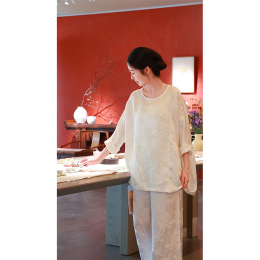 【抖音专属】宽松短袖上衣（20708231玉叶-设计师） 商品图0
