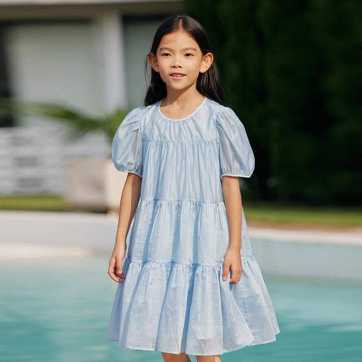 【裙装】 童装泡泡袖连衣裙 1P2365304 商品图4