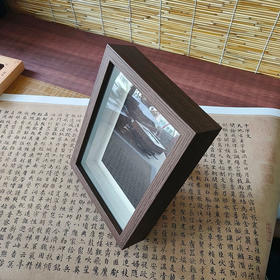 8寸小相框 冰箱贴展示收藏磁吸相框 黑白两用底色 优质铁板牢固吸附 亚克力罩