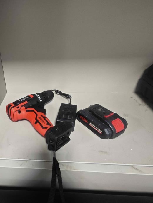 【货号04192】包邮21V无刷锂电钻一电一充塑料盒包装充电钻正反调速功能双速电钻 商品图7