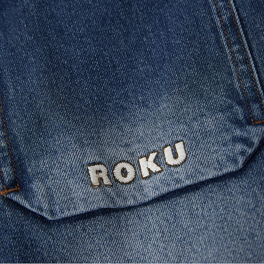 【新品上新】HX 春季水洗牛仔衬衫式茄克衫外套做旧复古S105511068101 商品图5