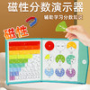 【磁性分数拼图教具】磁性分数盘演示器小学三年级数学加减法运算学习数字启蒙分数教具 商品缩略图5