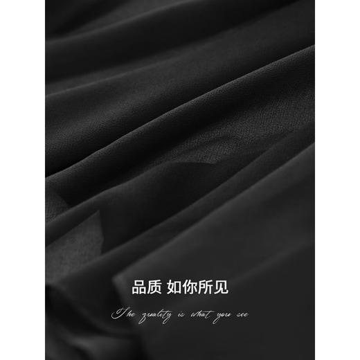 COCOBELLA双层多裁片拼接吊带裙女夏透视鱼尾连衣裙FR7092-2 商品图4