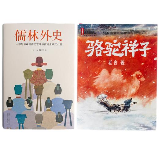 《骆驼祥子+儒林外史》全2册 对命运的抗争以及梦想的追逐 是值得广大青少年阅读的励志经典佳作 写透古代官场的百科全书式小说 商品图0