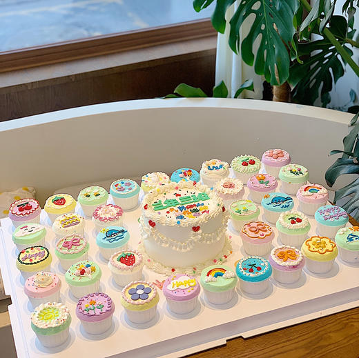学校定制蛋糕（36个纸杯蛋糕） 商品图3