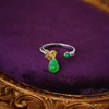 龢盒原创 阳绿翡翠貔貅甩甩戒 戒指 商品缩略图1