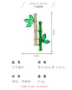 【🎁3.1-3.9有微店订单，没有单不发货哦！！】38女神节🎁抽奖【翠竹胸针】#清雅竹子胸针「翠竹」,清新翠绿,明亮润泽 商品缩略图2