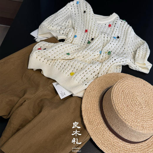 【预售7天】良木礼镂空上衣（63719） 商品图3