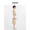 VIMAGE纬漫纪夏季新款时尚通勤无袖收腰显瘦连衣裙V2107728 商品缩略图2