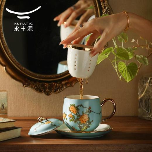 【6F】国瓷永丰源 西湖蓝四件套盖杯 商品图2